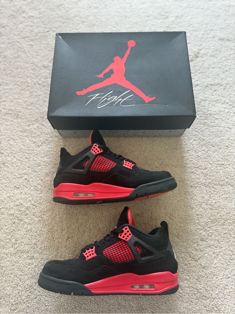 Jordan Black and Red Retro Men's Sneakers